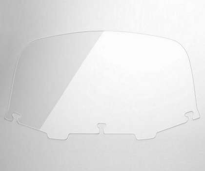10-inch Clear Windshield for Batwing: click to enlarge