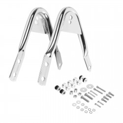 Chrome Rear Docking Hardware Kit for Harley Touring '97-'08 | Replaces PN 53804-06: click to enlarge