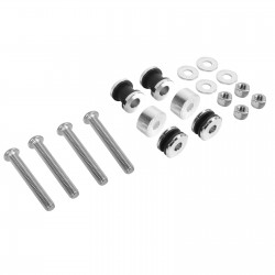 Chrome Docking Hardware Kit for Harley Softail '84-'17 | Replaces PN 53930-03B / 53531-95B: click to enlarge