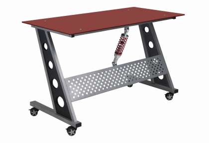 Compact Desk Red: click to enlarge