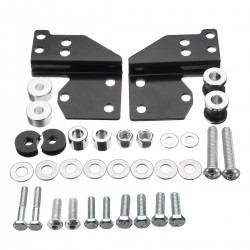 Chrome Front Docking Hardware Kit for Harley Touring '97-'08 | Replaces PN 53803-06: click to enlarge