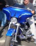 2007 CVO PAINT:Candy Cobalt w/ Pale Gold Leafing